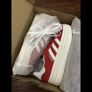 ★[ADIDAS]★WS Adidas Gazelle Bold Shadow Red Cloud White★ Adidas Gazelle Bold WMNS Red / Cloud White - Feb 2024